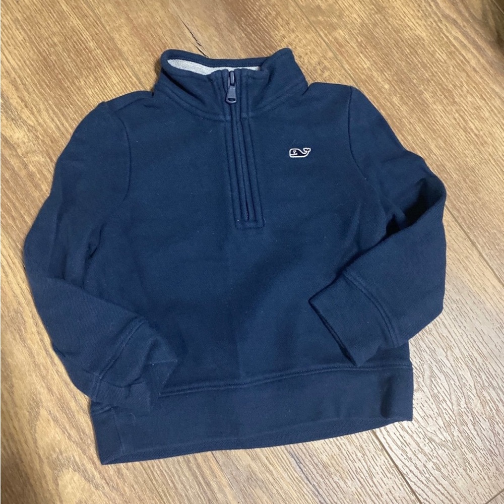 Vineyard Vines navy half zip pullover toddler boys 2T